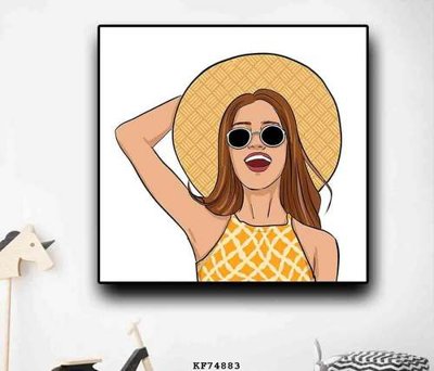 File tranh gốc File tranh hiện đại pha lê gương KF74883 (bản đẹp) độc quyền