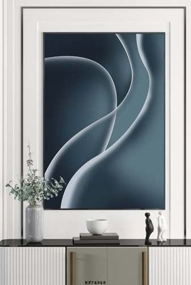 File gốc File tranh hiện đại pha lê gương KF74968 (in tráng gương) sang trọng