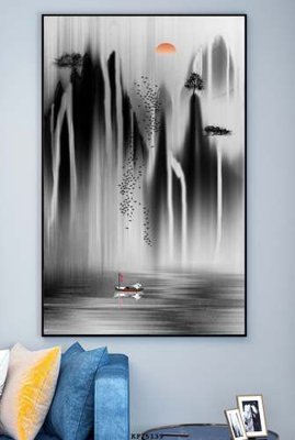 File in ấn File tranh hiện đại pha lê gương KF75139 chuyên nghiệp