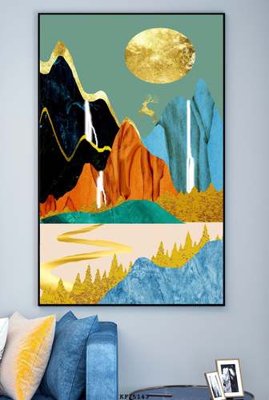 Mua file gốc File tranh hiện đại pha lê gương KF75143 (in ấn) tại Filetranh.com