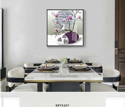 File gốc File tranh hiện đại pha lê gương KF75207 (ảnh rõ nét) để in