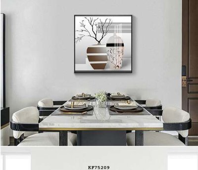 Download file tranh PSD File tranh hiện đại pha lê gương KF75209 để chỉnh sửa