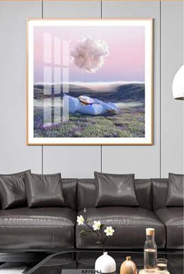 File gốc File tranh hiện đại pha lê gương KF75251 (cho in 3D) độc đáo