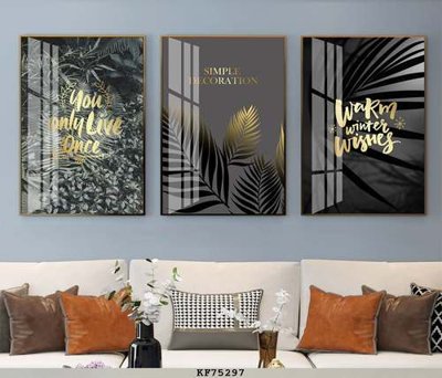 Download file File tranh hiện đại pha lê gương KF75297 (gốc) in mica đèn LED