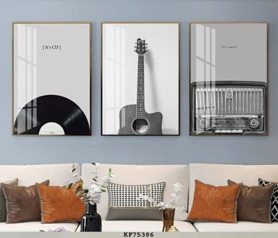 File in ấn File tranh hiện đại pha lê gương KF75386 (bản gốc) cao cấp