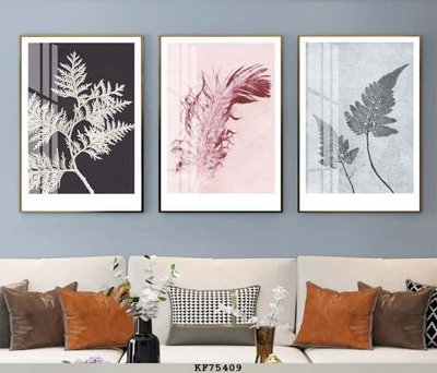 Download file gốc File tranh hiện đại pha lê gương KF75409 (in lụa) tranh 3D