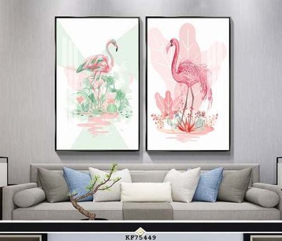 File in lụa File tranh hiện đại pha lê gương KF75449 (chất lượng cao) File tranh hiện đại pha lê gương KF75449