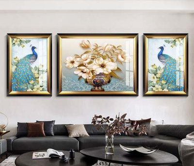 Tải file File tranh hiện đại pha lê gương KF75455 (gốc) chủ đề tâm linh