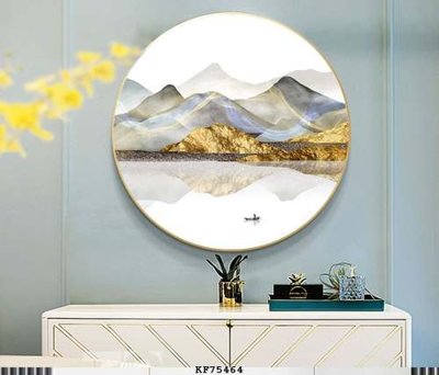 File gốc File tranh hiện đại pha lê gương KF75464 (cho in ấn) độc quyền