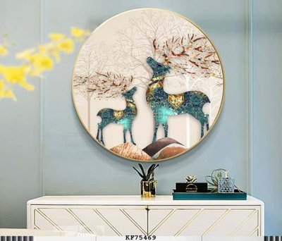 File gốc File tranh hiện đại pha lê gương KF75469 (chuẩn CMYK) cho nhà in