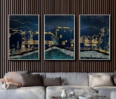 File PSD File tranh hiện đại pha lê gương KF75521 (bản gốc) độ phân giải cao