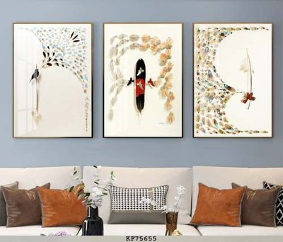 Cung cấp file tranh gốc File tranh hiện đại pha lê gương KF75655 độc quyền