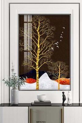 Mua file tranh gốc File tranh hiện đại pha lê gương KF75703 tại Filetranh.com