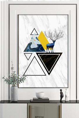 File tranh gốc File tranh hiện đại pha lê gương KF75742 (bản quyền) độc đáo