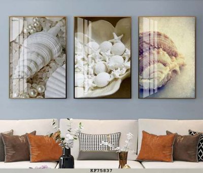 File in trần File tranh hiện đại pha lê gương KF75837 (bản gốc) mây trời