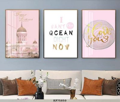 File tranh gốc in trần nhà File tranh hiện đại pha lê gương KF75850 3D