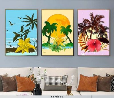 Download file ảnh gốc File tranh hiện đại pha lê gương KF75880 để in ấn