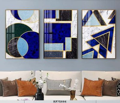 Download file gốc File tranh hiện đại pha lê gương KF75886 (in mica) 3D