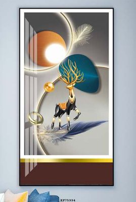 Cung cấp file tranh gốc File tranh hiện đại pha lê gương KF75994 độc quyền