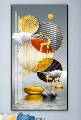 File gốc File tranh hiện đại pha lê gương KF75999 (PSD/TIFF) độ phân giải cao