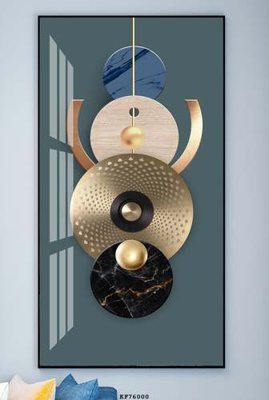 File tranh quảng cáo File tranh hiện đại pha lê gương KF76000 (download file gốc)