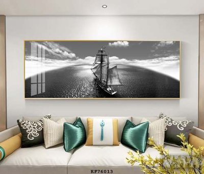 File gốc File tranh hiện đại pha lê gương KF76013 (in mica) làm bảng hiệu