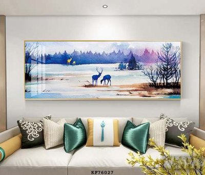 File gốc File tranh hiện đại pha lê gương KF76027 (ảnh chi tiết) để in ấn