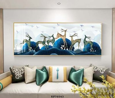 File gốc File tranh hiện đại pha lê gương KF76043 (ảnh chi tiết) để in trần