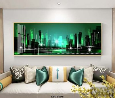 File tranh gốc File tranh hiện đại pha lê gương KF76095 (bản đẹp) độc quyền