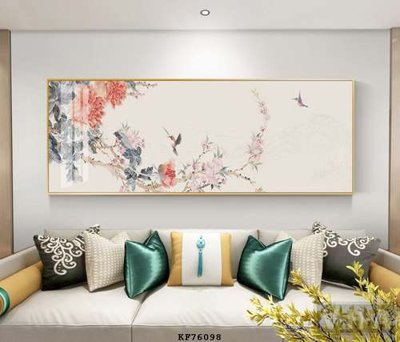 File tranh File tranh hiện đại pha lê gương KF76098 (bản gốc) treo phòng ăn