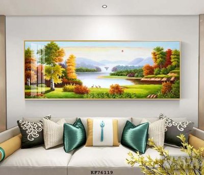 File tranh quảng cáo File tranh hiện đại pha lê gương KF76119 (file gốc) chuyên nghiệp