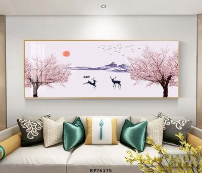 File PSD File tranh hiện đại pha lê gương KF76175 (gốc) nhiều lớp (multi-layer)