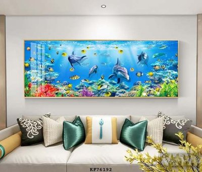 File gốc File tranh hiện đại pha lê gương KF76192 (phong cách) tối giản