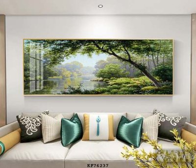 File tranh gốc File tranh hiện đại pha lê gương KF76237 chủ đề hiện đại