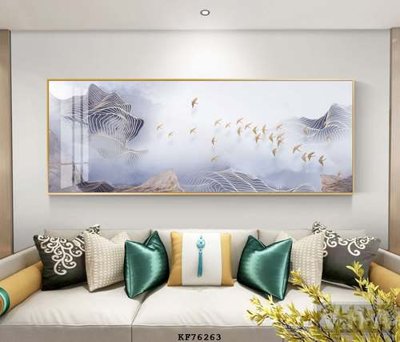 File in ấn File tranh hiện đại pha lê gương KF76263 (bản gốc) chất lượng cao