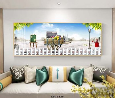 File gốc File tranh hiện đại pha lê gương KF76328 (ảnh chi tiết) để in trần