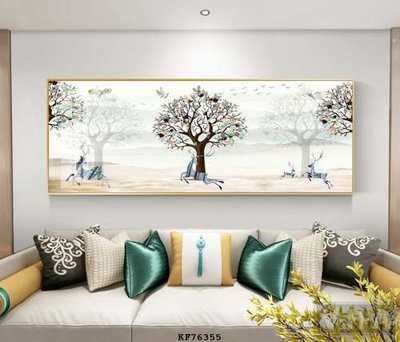 File gốc File tranh hiện đại pha lê gương KF76355 (in ấn) không giới hạn