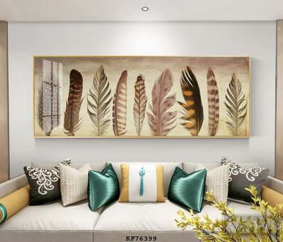 File in trần File tranh hiện đại pha lê gương KF76399 (bản gốc) phong cảnh