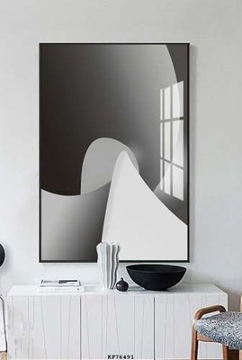 File gốc in tráng gương File tranh hiện đại pha lê gương KF76491 chi tiết