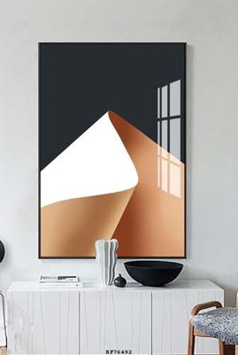 Ảnh gốc File tranh hiện đại pha lê gương KF76492 (độ nét cao) in tráng gương