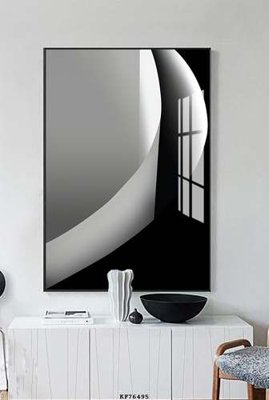 File tranh File tranh hiện đại pha lê gương KF76495 (gốc) chủ đề trừu tượng