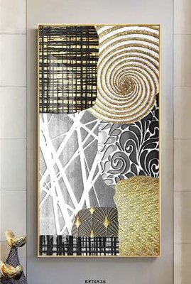 File gốc File tranh hiện đại pha lê gương KF76536 (in ấn) không giới hạn