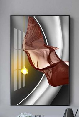 File gốc in tráng gương File tranh hiện đại pha lê gương KF76546 chi tiết