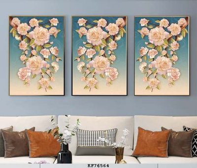 File gốc File tranh hiện đại pha lê gương KF76564 (in lụa) tranh thuận buồm