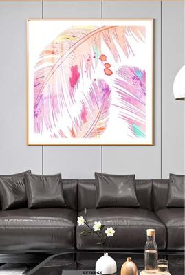 File gốc File tranh hiện đại pha lê gương KF76666 (in lụa) họa tiết 3D