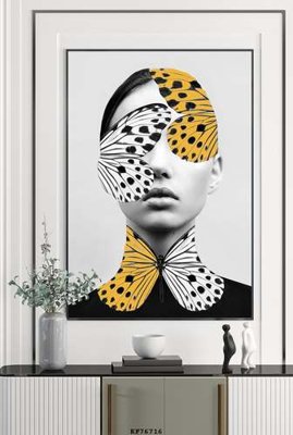 File tranh File tranh hiện đại pha lê gương KF76716 (ảnh gốc) in trần 3D