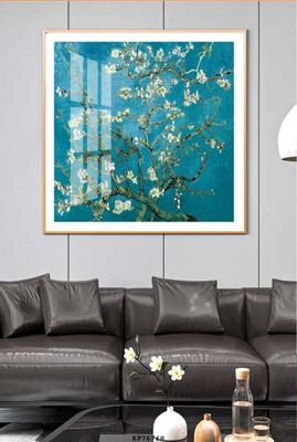 Ảnh gốc File tranh hiện đại pha lê gương KF76760 (siêu chi tiết) để in ấn