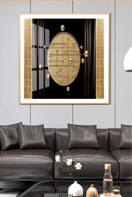 File tranh PSD File tranh hiện đại pha lê gương KF76773 chất lượng cao