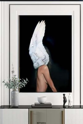 File tranh gốc File tranh hiện đại pha lê gương KF76801 (bản quyền) độc đáo