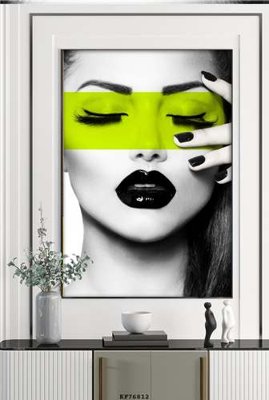 File ảnh File tranh hiện đại pha lê gương KF76812 (gốc) cho trang trí nội thất